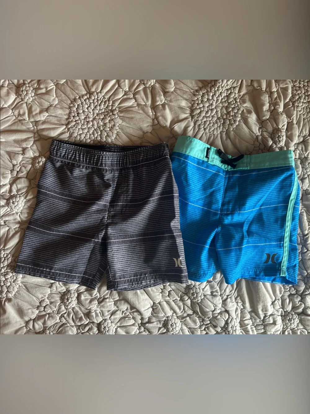 Hurley Boys Swim Shorts Set - Blue and Black